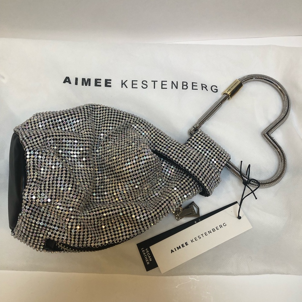 Aimee Kestenberg Sparkling Heart Bag NWT - Picture 4 of 12